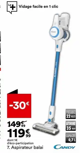 BUT Aspirateur balai offre