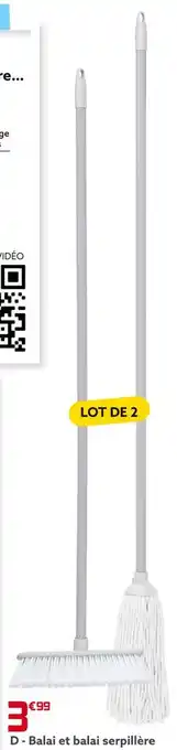 Gifi Balai et balai serpillère offre