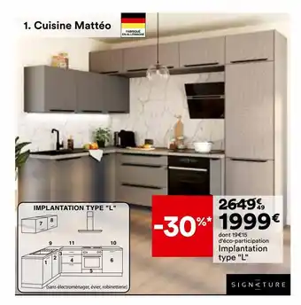 BUT Cuisine mattéo offre