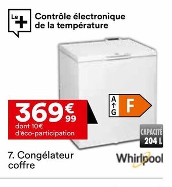 BUT Congélateur coffre offre