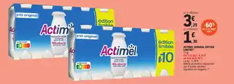 E.Leclerc ACTIMEL ORIGINAL ÉDITION LIMITÉE (²) offre