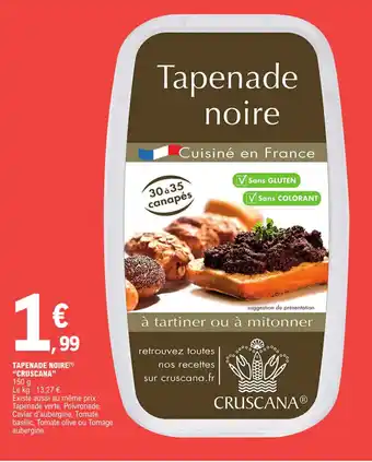 TAPENADE NOIRE(¹) "CRUSCANA"