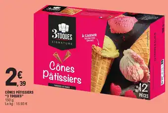 CÔNES PÂTISSIERS "3 TOQUES"