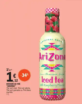 E.Leclerc BOISSON AU THÉ "ARIZONA" offre