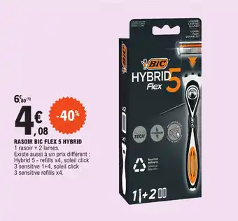 E.Leclerc RASOIR BIC FLEX 5 HYBRID offre