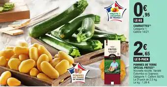 E.Leclerc COURGETTES(¹) offre