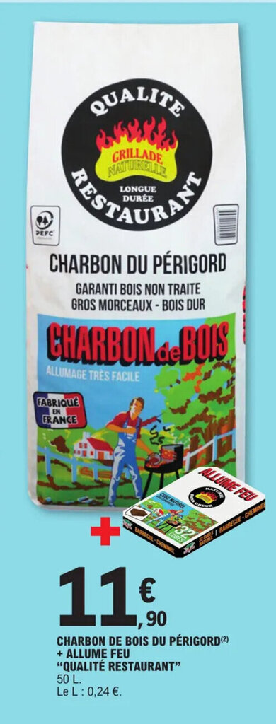 Promo CHARBON DE BOIS DU PÉRIGORD (²)   ALLUME FEU \