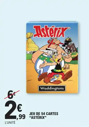 E.Leclerc JEU DE 54 CARTES "ASTÉRIX" offre