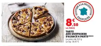 Super U TARTE AUX QUETSCHES D'ALSACE 6 PARTS (2) offre