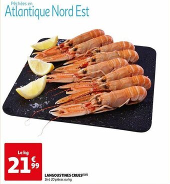 Auchan LANGOUSTINES CRUES(¹)(²) offre