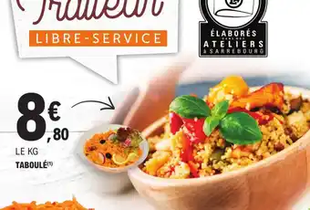 E.Leclerc LE KG TABOULÉ (¹) offre