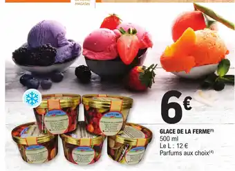 E.Leclerc GLACE DE LA FERME(¹) 500 ml offre