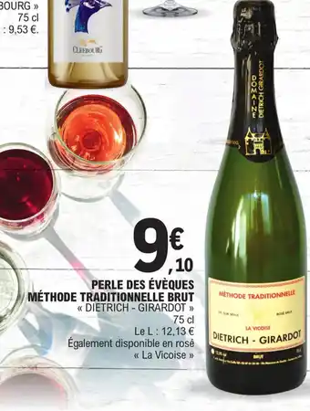 PERLE DES ÉVÈQUES MÉTHODE TRADITIONNELLE BRUT MÉTHODE TRADITIONNELLE