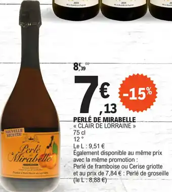 PERLĂ DE MIRABELLE