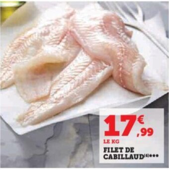 U Express FILET DE CABILLAUD*** offre