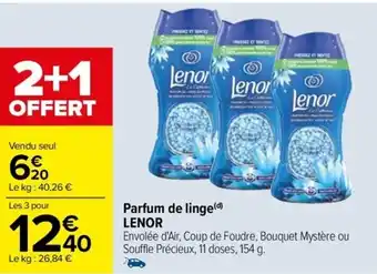 Parfum de linge(d) LENOR