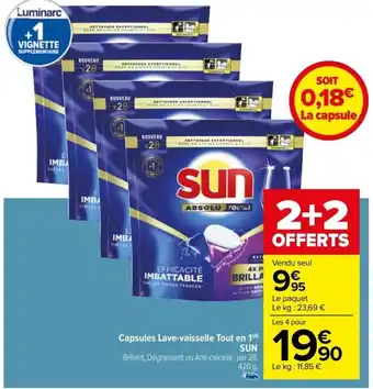 Carrefour Drive Capsules Lave-vaisselle Tout en 1(d) offre