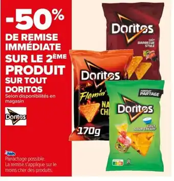 Carrefour Drive SUR TOUT DORITOS Selon disponibilités en magasin offre