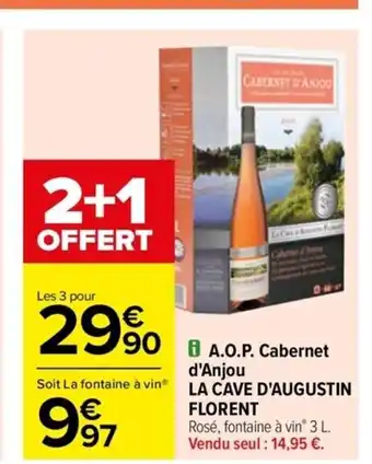 Carrefour Drive A.O.P. Cabernet d'Anjou offre
