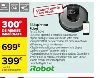 Carrefour Drive Aspirateur Robot offre
