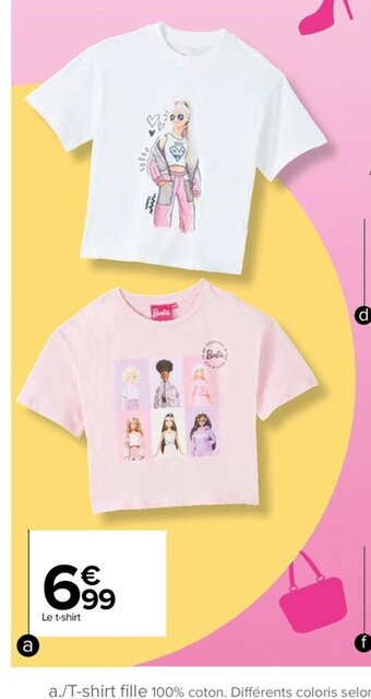 Carrefour Drive T shirt fille offre