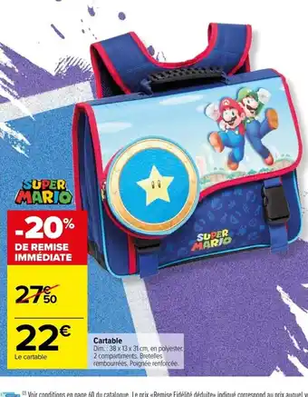 Carrefour Drive Cartable offre