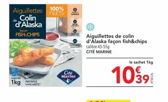 METRO Aiguillettes de colin d'Alaska façon fish&chips offre