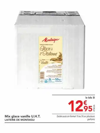 Mix glace vanille U.H.T.