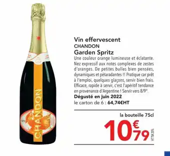 METRO Vin effervescent CHANDON offre