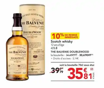 METRO Scotch whisky 12 ans d'âge 40% S offre