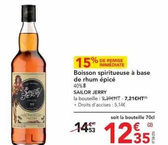 METRO Boisson spiritueuse à base de rhum épicé offre