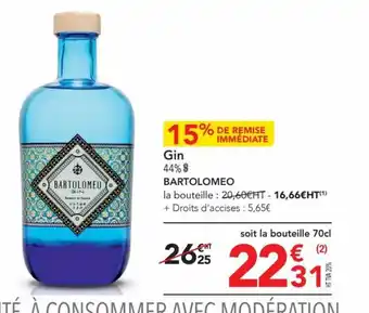 METRO Gin 44% S offre