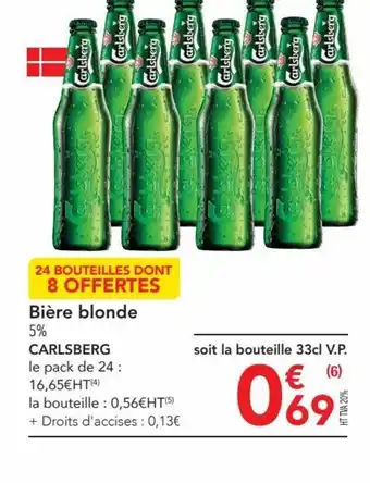 METRO 24 BOUTEILLES DONT 8 OFFERTES Bière blonde 5% offre