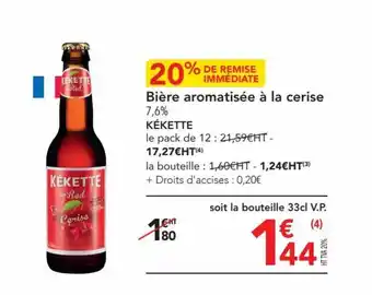 METRO Bière aromatisée à la cerise offre