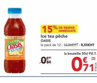 METRO Ice tea pêche OASIS offre