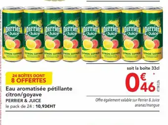METRO Eau aromatisée pétillante citron/goyave offre