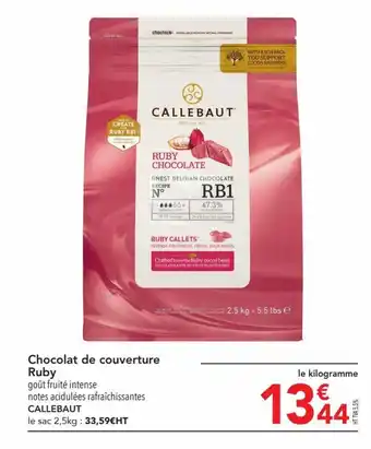 METRO Chocolat de couverture offre