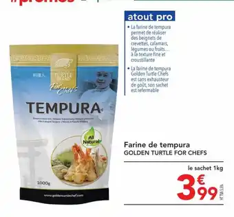 METRO Farine de tempura GOLDEN TURTLE FOR CHEFS offre
