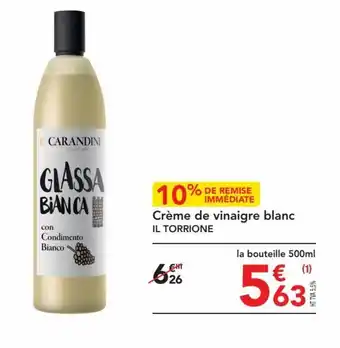METRO IMMÉDIATE Crème de vinaigre blanc offre