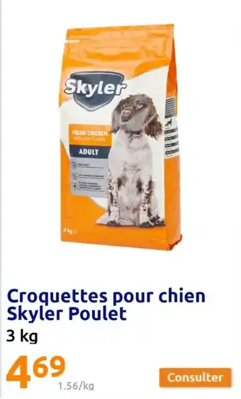 Action Croquettes pour chien Skyler Poulet offre