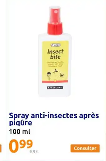 Action Spray anti-insectes après piqûre offre