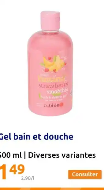 Action Gel douche & bain offre