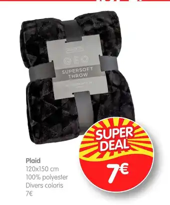 b&m Plaid offre