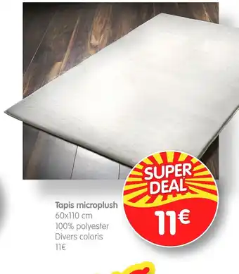 b&m Tapis microplush offre