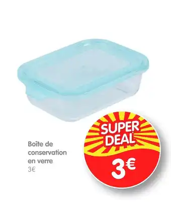 b&m Boîte de conservation en verre offre