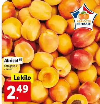 Lidl Abricot (¹) Catégorie 1 offre