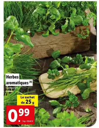 Lidl Herbes aromatiques (4) offre