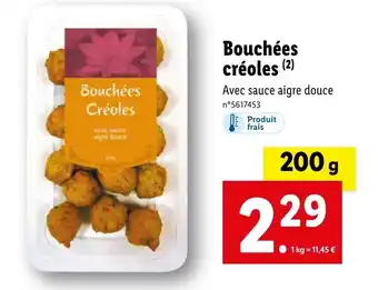Bouchées Créoles