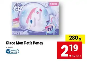 Lidl Glace Mon Petit Poney offre