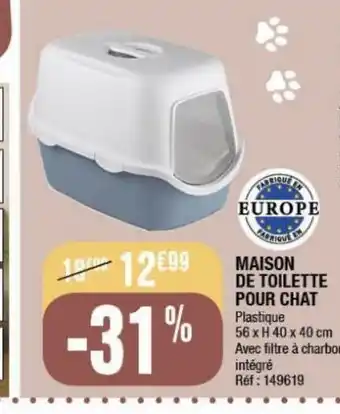 La Foir'Fouille Maison de toilette pour chat offre